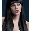 Smiffys Womens Alexia Black Heat Resistant Accessory Wig