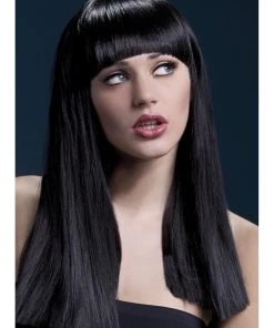 Smiffys Womens Alexia Black Heat Resistant Accessory Wig