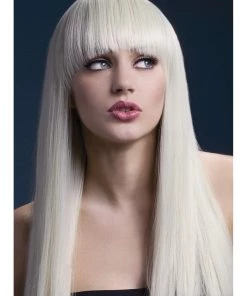 Smiffys Alexia Blonde Heat Resistant Accessory Wig Womens