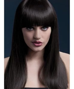 Smiffys Womens Alexia Brown Heat Resistant Accessory Wig