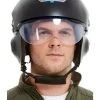 Smiffys Top Gun Helmet Black