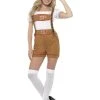 Smiffys Sexy Bavarian Beer Girl Oktoberfest Costume, Brown
