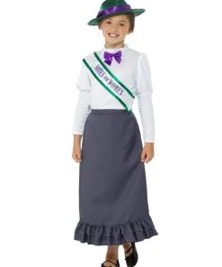 Smiffys Victorian Suffragette Girls Costume Womens
