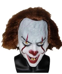 X-MERRY TOY Clown Scary Halloween Mask Mens