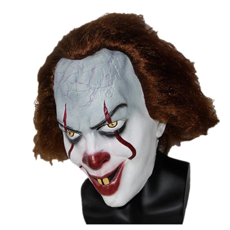 X-MERRY TOY Clown Scary Halloween Mask Mens 4 X-MERRY TOY Clown Scary Halloween Mask Mens