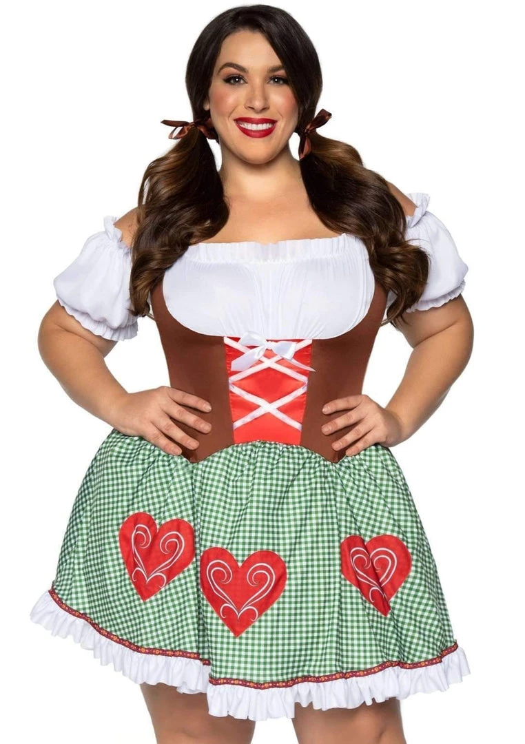 Leg Avenue Bavarian Cutie Curvy Plus Size Oktoberfest Costume 5 Leg Avenue Bavarian Cutie Curvy Plus Size Oktoberfest Costume
