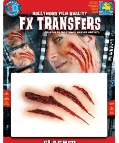 Tinsley Transfers Slashed Fake Horror Halloween Costume Wound Makeup 3D FX Transfers Buy Costumes