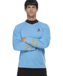 Smiffys Star Trek Original Series Sciences Adult Men's Shirt Uniform Costume