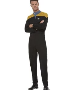 Smiffys Mens Star Trek Voyager Operations Uniform Adult Men's Costume