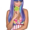 Rubies Candy Babe Purple Wig For Adults 1 Rubies Candy Babe Purple Wig For Adults