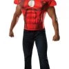 Rubies Mens Ironman Muscle Chest Shirt For Adults