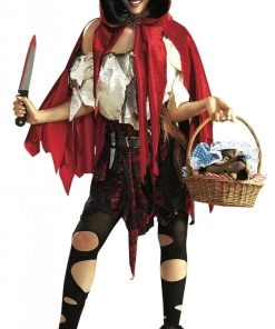 Rubies Womens Red Lil Dead Riding Hood Women's Adult Halloween Costume