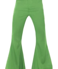 Smiffy's Disco 60s 70s Retro Bell Bottoms Flared Trousers Mens