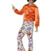 Smiffy's Hippie 60s 70s Super Groovy Mens Flares