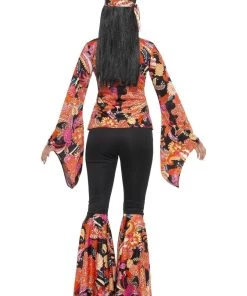 Smiffy's Womens Willow The Hippie 60s Ladies Flares And Top Costume