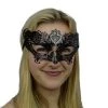 Tomfoolery Metal Black Mask Filigree Buy Costumes