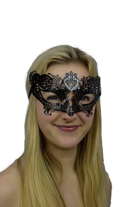 Tomfoolery Metal Black Mask Filigree Buy Costumes 3 Tomfoolery Metal Black Mask Filigree Buy Costumes
