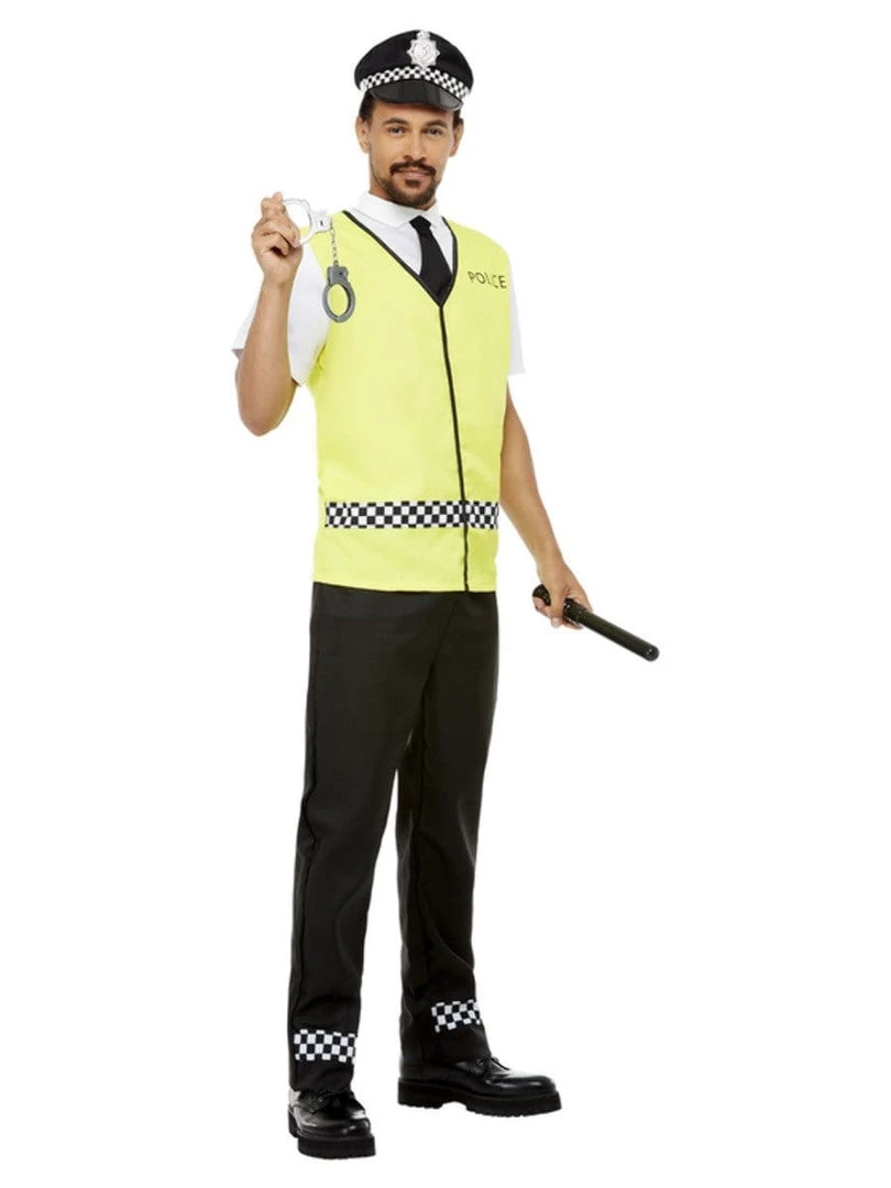 Smiffy's Police Officer Adult Uniform Costume 4 Smiffy's Police Officer Adult Uniform Costume