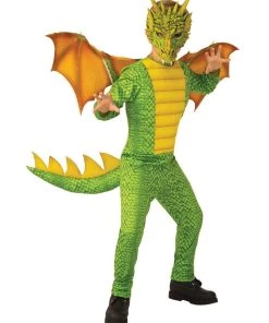 Rubie's Kids Dragon Children's Green And Gold Deluxe Costume