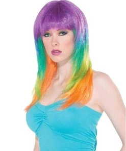 Rubies Womens Club Candy Prism Wig For Adults