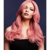 Smiffys Nicole Wig Ash Pink Heat Resistant Accessory Wig Womens