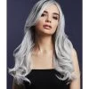 Smiffys Khloe Ice Silver Blend Heat Resistant Accessory Wig