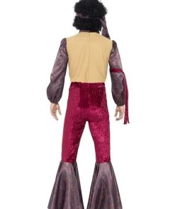 Smiffys Mens 70's Psychedelic Rocker Costume Purple