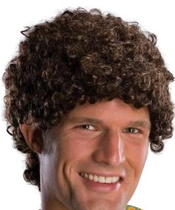 Rubies 70s Funky Brunette Afro Adult Wig Buy Costumes