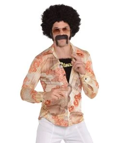 Amscan 70s Men's Disco Hair Set Mens