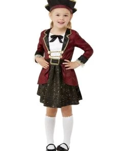 Smiffy's Kids Deluxe Swashbuckler Pirate Costume For Toddlers And Girls