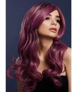 Smiffys Khloe Mauve Blend Heat Resistant Accessory Wig Womens