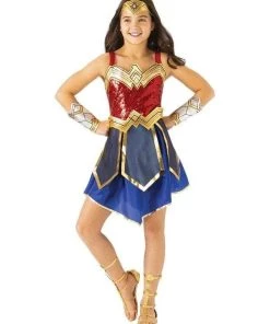 Rubie's Kids Wonder Woman Premium 1984 Costume For Girls