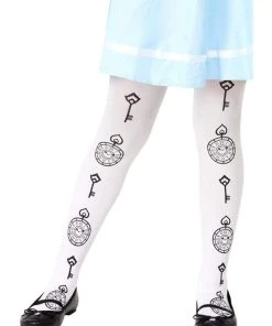 Smiffys Buy Costumes Wonderland Key Tights For Girls