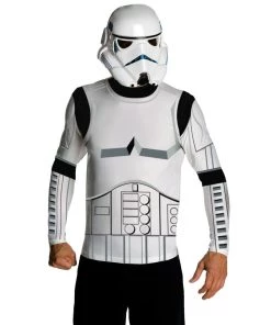 Rubies Mens Stormtrooper Classic Long Sleeve Top Costume For Men