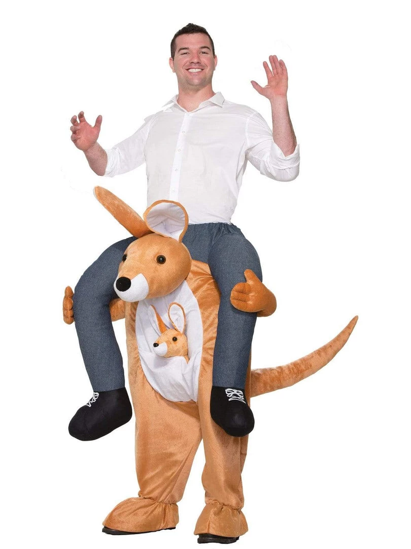 Rubies Womens Kangaroo Piggy Back Adult Costume 3 Rubies Womens Kangaroo Piggy Back Adult Costume