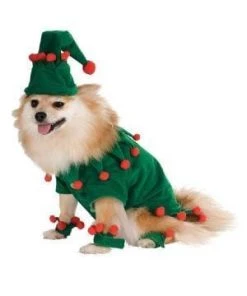 Rubies Santa's Little Helper Dog Christmas Elf Costume