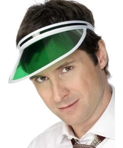 Smiffy's Poker Visor Fancy Dress Mens Adult Golf Costume Cap Accessory