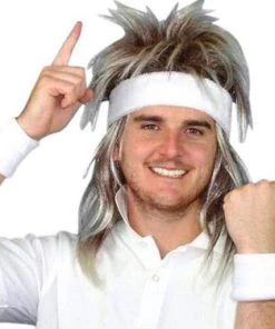 Carnival Products Tennis 80's Costume Headbands And Wristband Sets Womens