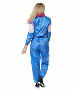 Karnival Costumes 80s Shell Suit Tracksuit Costume For Women Womens