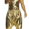 Rubie's Rapper 80s 90s Gold Parachute Pants Mens