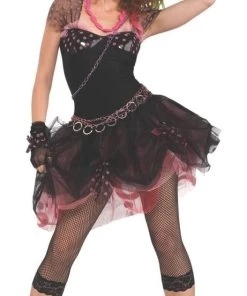 Rubie's Diva 80s Popstar Womens Fancy Dress Costume Party Outfit