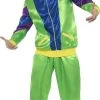 Smiffy's Retro 80s Mens Activewear Tracksuit Costume 1 Smiffy's Retro 80s Mens Activewear Tracksuit Costume