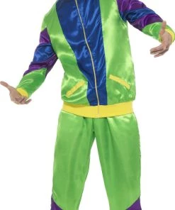 Smiffy's Retro 80s Mens Activewear Tracksuit Costume