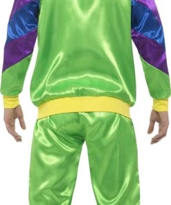 Smiffy's Retro 80s Mens Activewear Tracksuit Costume