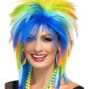Smiffy's Womens Punk 80s Rainbow Mullet Wig