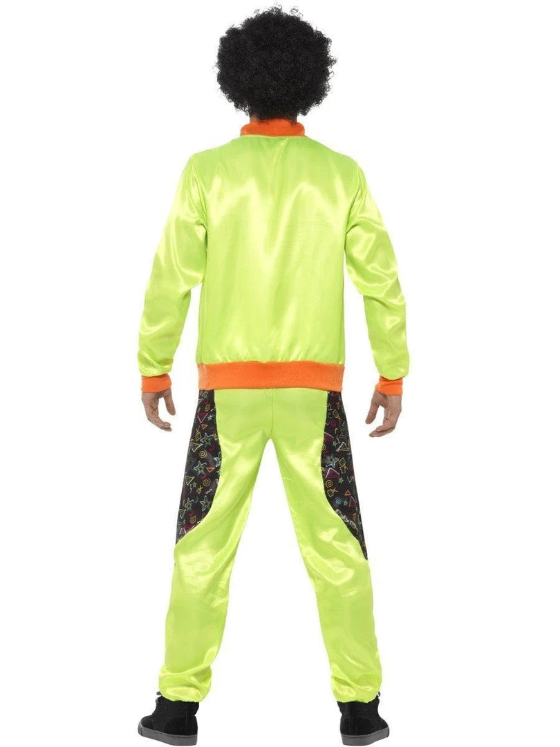 Smiffy's Retro 80s Fluoro Mens Breakdance Tracksuit Costume 4 Smiffy's Retro 80s Fluoro Mens Breakdance Tracksuit Costume