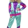 Smiffy's Retro 80s Height Of Fashion Womens Breakdance Tracksuit Costume