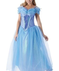 Rubies Cinderella Live Action Deluxe Costume For Adults Womens
