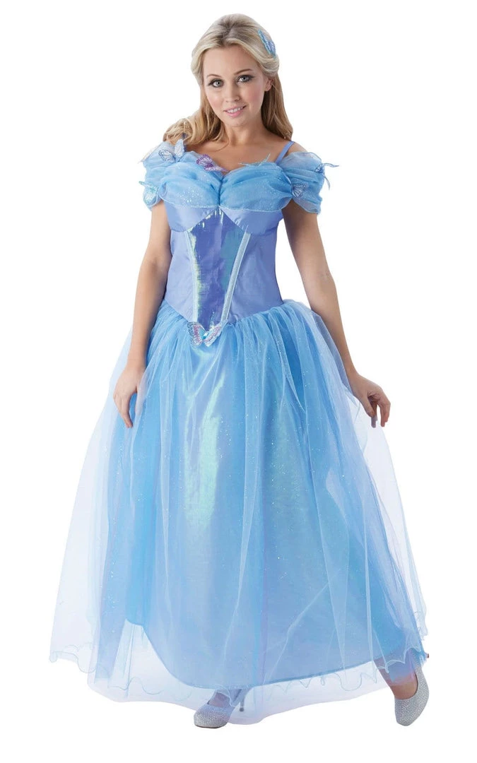Rubies Cinderella Live Action Deluxe Costume For Adults Womens 3 Rubies Cinderella Live Action Deluxe Costume For Adults Womens