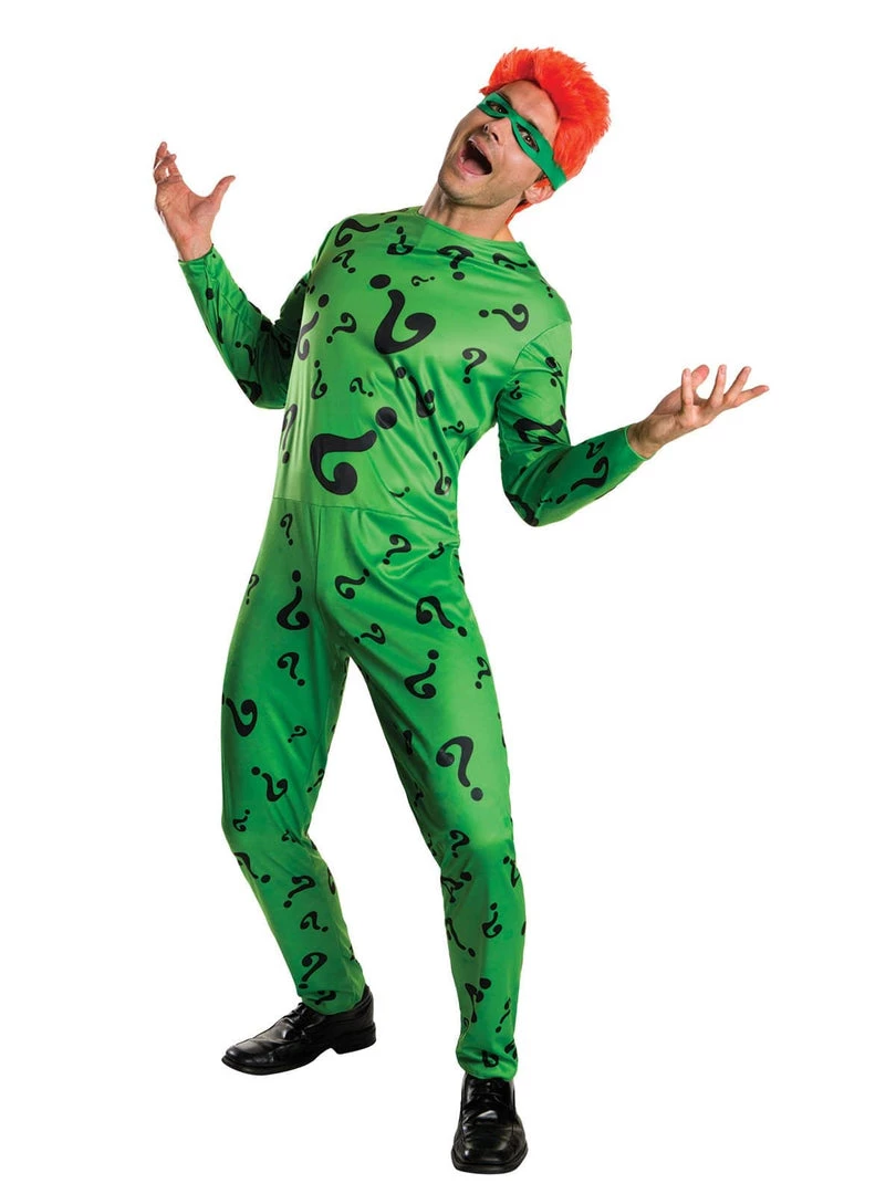 Rubies Mens Riddler Classic Adult Costume 3 Rubies Mens Riddler Classic Adult Costume